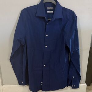 Michael Kors Men's Deep Blue Dress Shirt